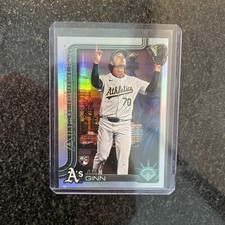 2025 Topps Series 2 - JT Ginn #465 Big Apple Rainbow Foilboard (RC)