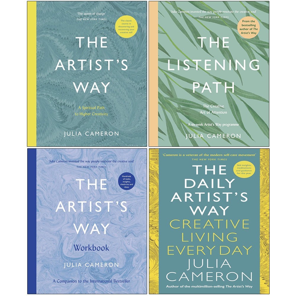 Julia Cameron Collection 4 Books Set The Artist's Way, The Artist's Way Workbook