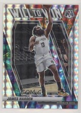 2020-21 Panini Mosaic Will to Win Mosaic Prizm James Harden #8 9o3