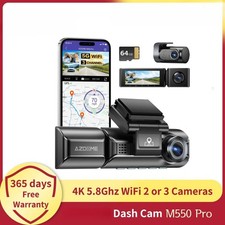 M550 Pro Dash Cam 4K 1080P Built-in GPS 5G WiFi 3.19" IPS Screen Camera for Cars