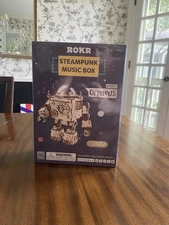 Rokr Steampunk Music Box AM601 Orpheus New unopened Box See Pictures 221 pcs