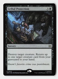 Lethal Protection 10/26 Marvel's Spider-Man Foil Rare