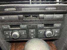Used A/C Selector Switch fits: 2010 Audi A6 dual zone face plate black w/heated