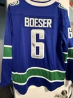 Fanatics Authentic Brock Boeser Vancouver Canucks #6 Signed NHL Hockey Jersey