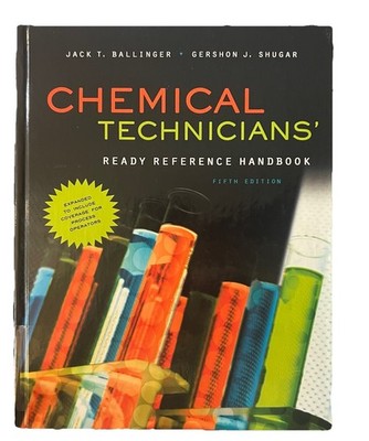 Chemical Technicians' Ready Reference Handbook, 5th Edition