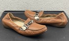 AGL ATTILIO GIUSTI LEOMBRUNI Loafer Women 38.5 /8.5 Buckle Moc Toe Brown Leather — photo 3