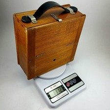 Antico Amperometro Scientifico Anni 20 n.89277 Raro Vintage AC/DC Analogico Scatola Legno