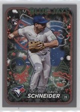 2024 Topps Holiday Silver Glitter Davis Schneider #H132 2qw