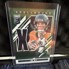 2025 Panini Donruss Elite Spellbound Insert Bo Nix #28 Denver Broncos NFL