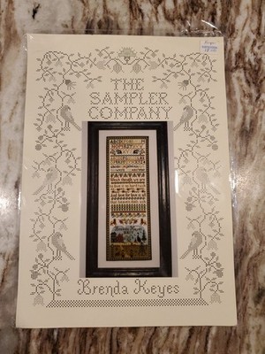Vtg The Sampler Company Cross Stitch Chart - Heaven Doth Ask Sampler