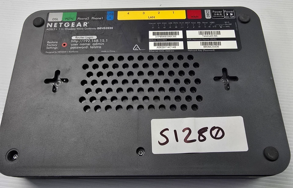 Netgear DEVG2020 Telstra Premium Business Gateway NBN FTTP Router VoIP - Image 2 of 3