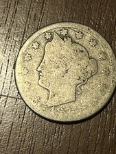1897 Liberty Head V Nickel 5 Cent Coin 