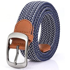Braided Belt Stretch Belt for Men and Women Fit Waist 33-37in 00 Style2