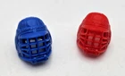 Vintage 1991 Mattel American Gladiators Red & Blue Challenger Helmets L28