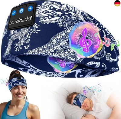 LC-dolida Schlafkopfhörer Bluetooth Schlafen Kopfhörer, Kabellos S
