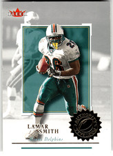 2001 Fleer Authority #3 LAMAR SMITH Miami Dolphins