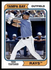 2020 Topps Archives Yoshi Tsutsugo Rookie Tampa Bay Rays #135