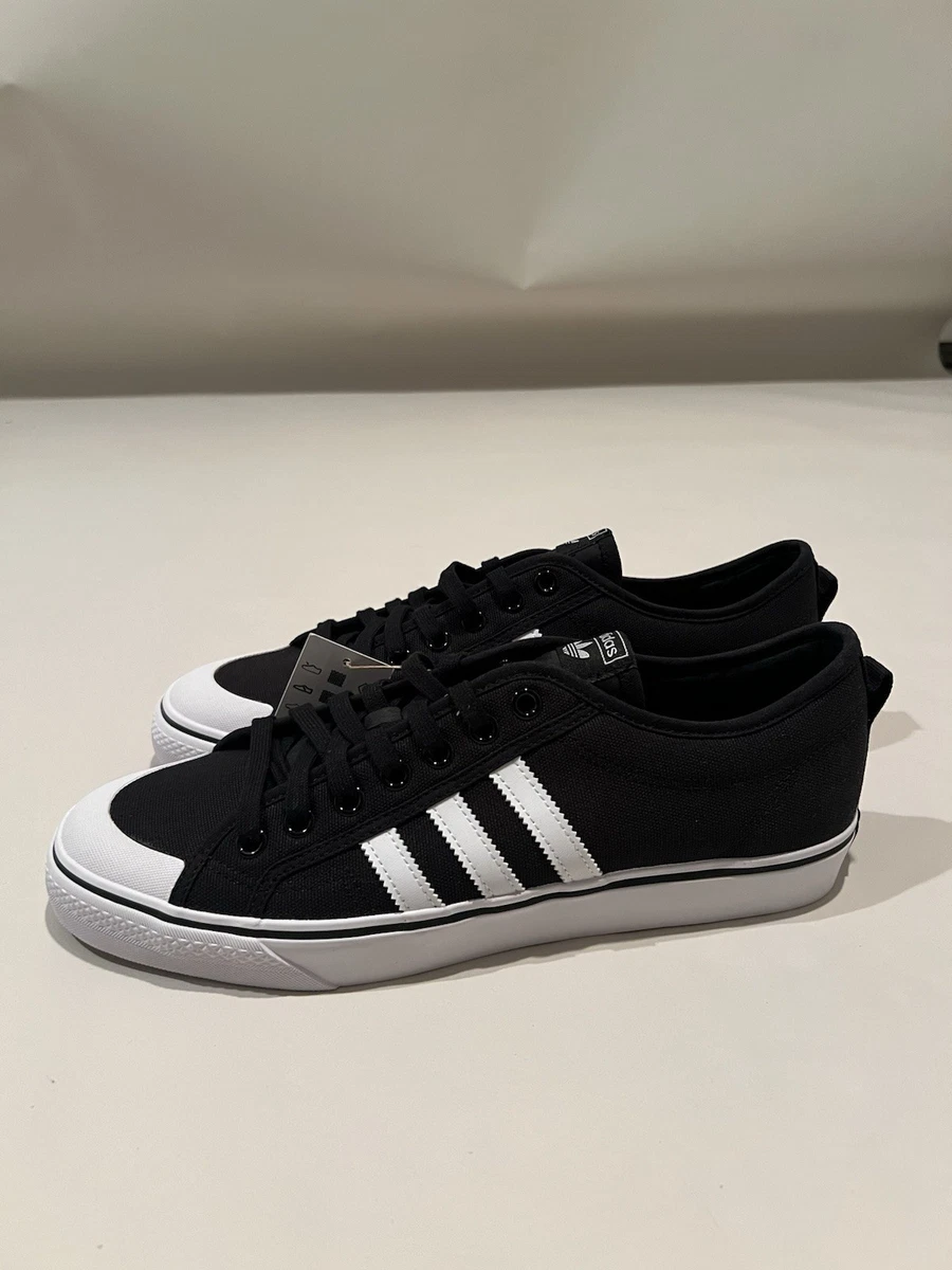 Adidas Nissa Platform Black And White Sneakers Men’s Size 6.5 adidas Originals Nizza Platform hi top sneakers in triple  main image 3