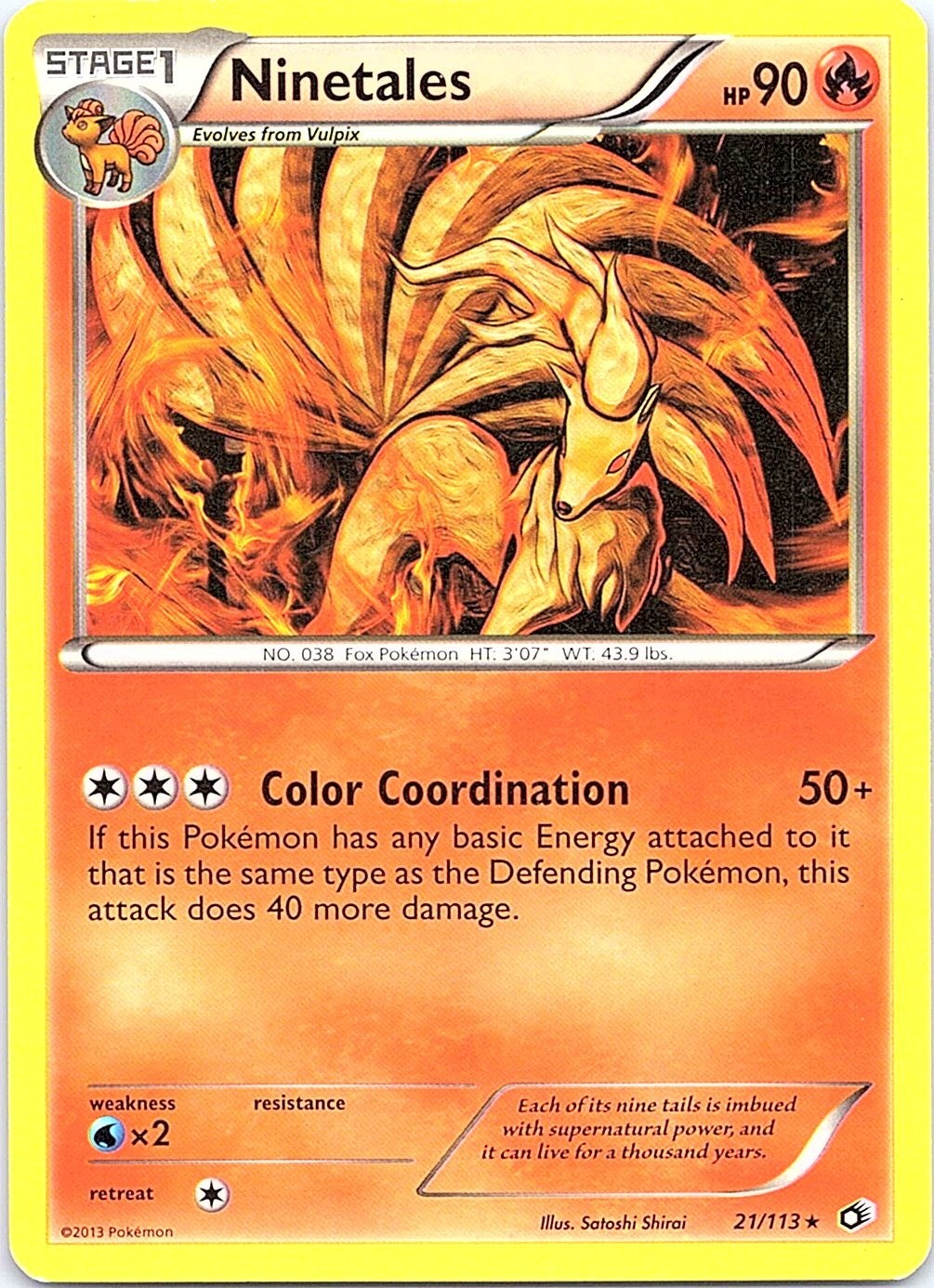 Legendary Treasures #21/113 Ninetales