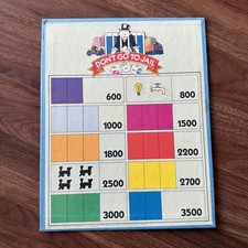 Monopoly Don  t Go To Jail Dice Game Replacement Game Board Only