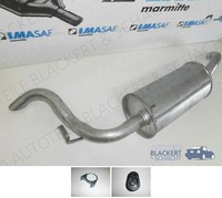 Imasaf ESD Auspuff Endtopf für Ford Escort V+Vi 1.4 / 1.6, EndschalldäMpfer
