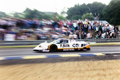 Jan Lammers Patrick Tambay Andrew Gilbert Scott Silk Cut Jaguar Ja- Old Photo 12
