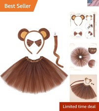 Monkey Costume Accessories Set, Monkey Ears, Tail, Bowtie  Tutu