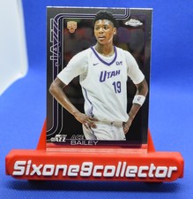 2025-26 Topps Chrome Ace Bailey Rookie #255 Utah Jazz RC