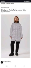 Canada Goose Womens Shelburne Parka Black Lab...