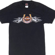 VINTAGE HARLEY DAVIDSON MALAGA SPAIN TEE SHIRT 2007 SMALL MADE IN USA