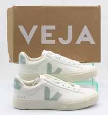 VEJA CAMPO CHROMEFREE LEATHER WOMENS TRAINERS UK 4 EU 37 MATCHA RRP £150 AD