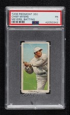 1909 T206 Piedmont 350 Back Chief Meyers (Misspelled Myers on Card) PSA 1 0q4x