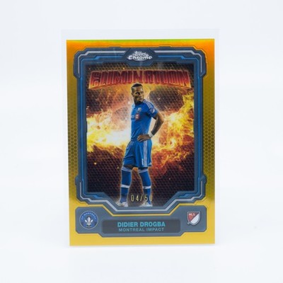 Didier Drogba - Montreal Impact - 2025 Topps Chrome MLS - Elimination Gold /50