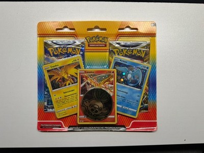 Pokemon Enhanced 2-Pack Blister Arktos, Zapdos & Lavados deutsch OVP
