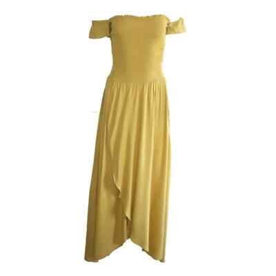 Young Fabulous & Broke Frida Wrap Maxi Dress Green NWT Size XS