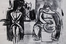 Rappresentazione moderna di Cristo sulla colonna del flagello | opera d'arte ...