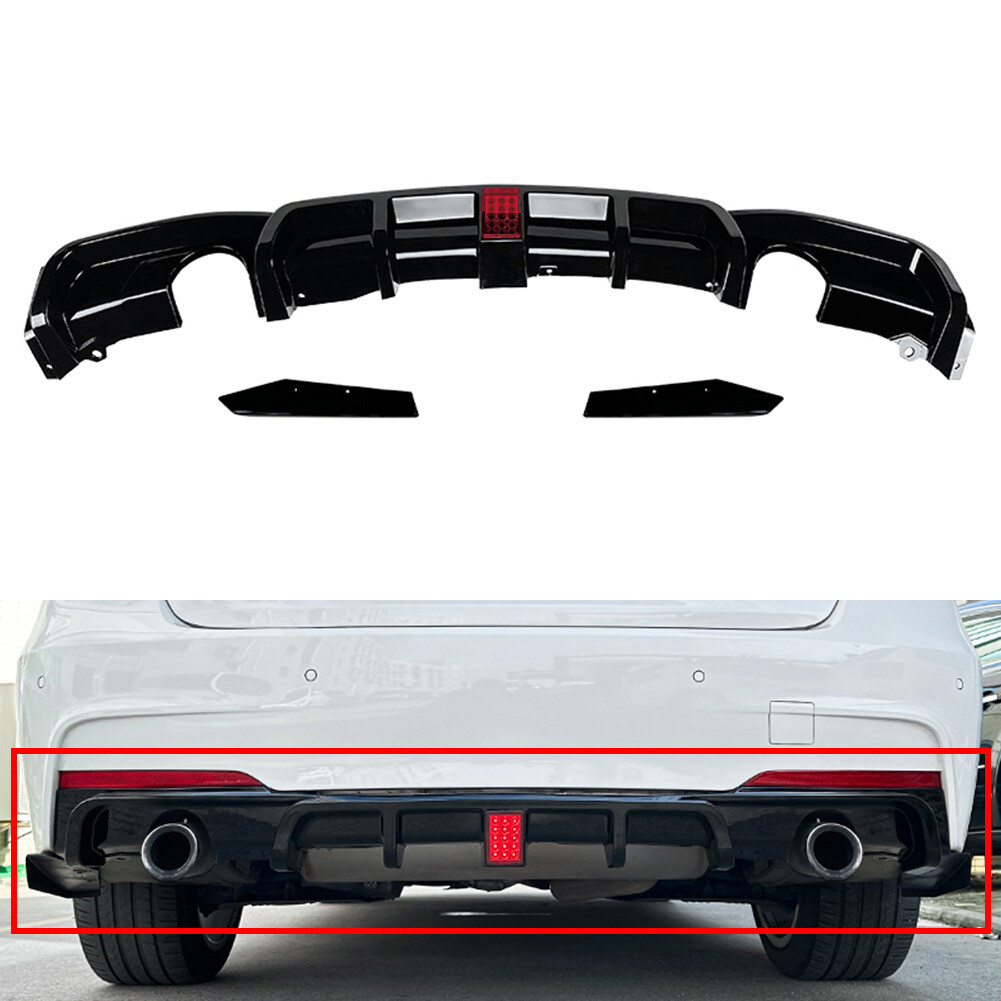 US Rear Bumper Spoiler Lip For BMW 3 Series F31 F35 F30 M Sport 2012-2019