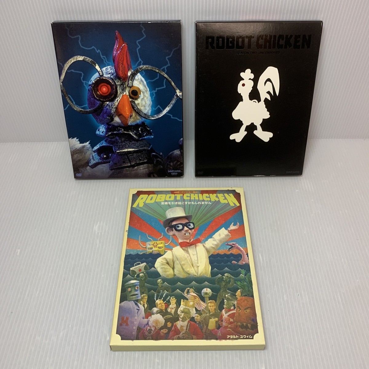 Robot Chicken - Complete Season 1 2 3 (DVD, 2001-08, Adult Swim) 1