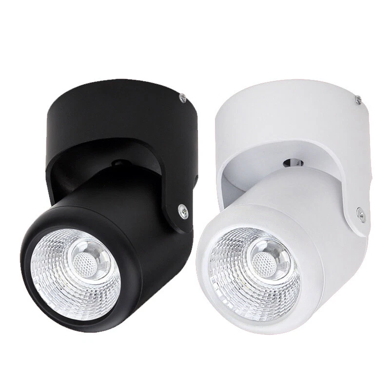 Dimmable N LED COB Ceiling Spot Light Angle Adjustable Lamp Fixture Lobby Store