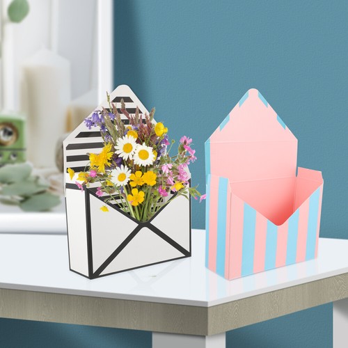 4 Pcs Flower Gift Box Storage Container Paperboard Envelope Baskets - Picture 8 of 12