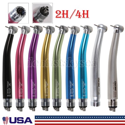 High Speed Handpiece Turbine NSK PANA MAX Style Push Button 2/4 Hole Dental NEW