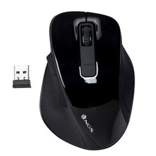 NGS BOW Optical Wireless Mouse with 5 Buttons, Black