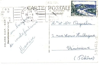 (S-97623) FRANCE - 39 - COURTEFONTAINE CPA - Photo 2/2