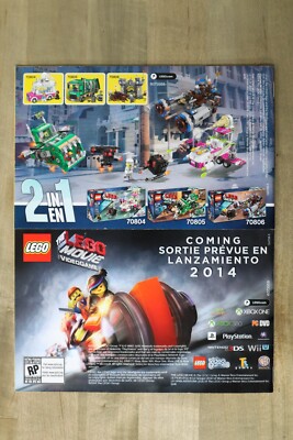 THE LEGO MOVIE 70805: Trash Chomper Manual 2 and Unnumbered Manual