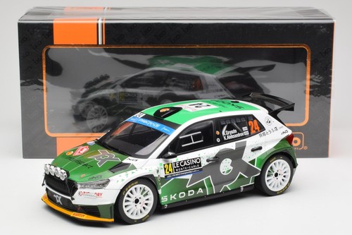 18RMC155B Skoda Fabia Rally2 n24 N.Gryazin Rally Monte Carlo 2023 IXO 1/18 - Foto 6 di 6