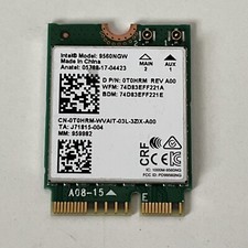 Intel Wireless-AC 9560 DualBand 9560NGW WiFi 802.11ac BT 5.0 M.2 Dell Card T0HRM