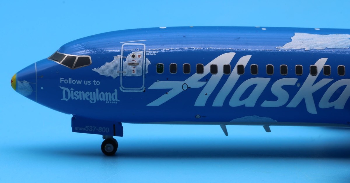 JC Wings 1:200 Alaska Airlines Boeing B737-800 Diecast Model