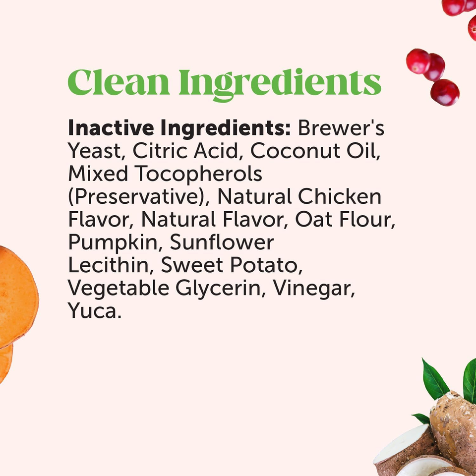 Pet Honesty Bladder Health Cranberry Supplement for Dogs Kidney