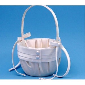 Beverly Clark 59Vi Audrey Flower Girl Basket - Ivory (784770592223)