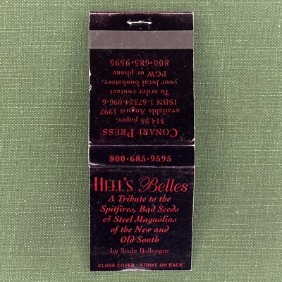 Vintage Matchbook Hell s Belles by Seale Ballenger Matches Unstruck
